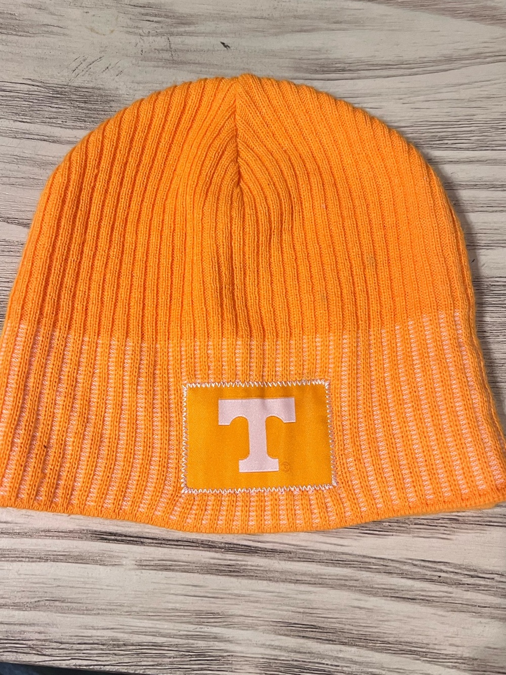 🧡🏈Nike Tennessee Volunteers Knit Beanie Orange Power T Swoosh NCAA